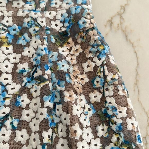 Light Blue Bronx and Banco Off the Shoulder Mermaid Dress - Picture 5 of 9